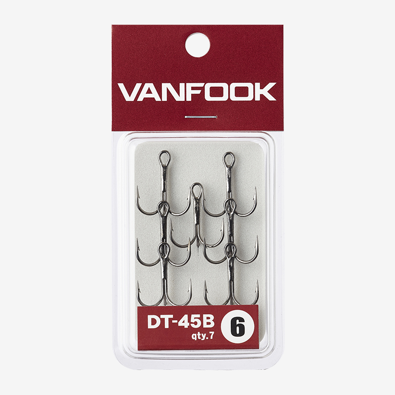 Vanfook - ME-41BL, Barbless, Finesse, In Line, Single, Luring Hooks
