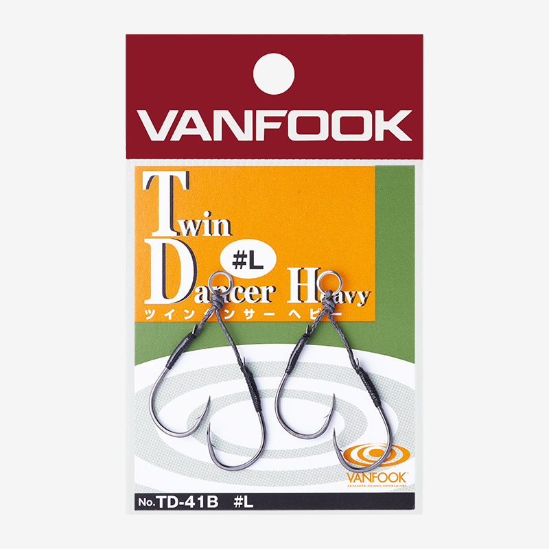 Vanfook DRS-40F, Drift Hook Fine, Medium wire single hooks for