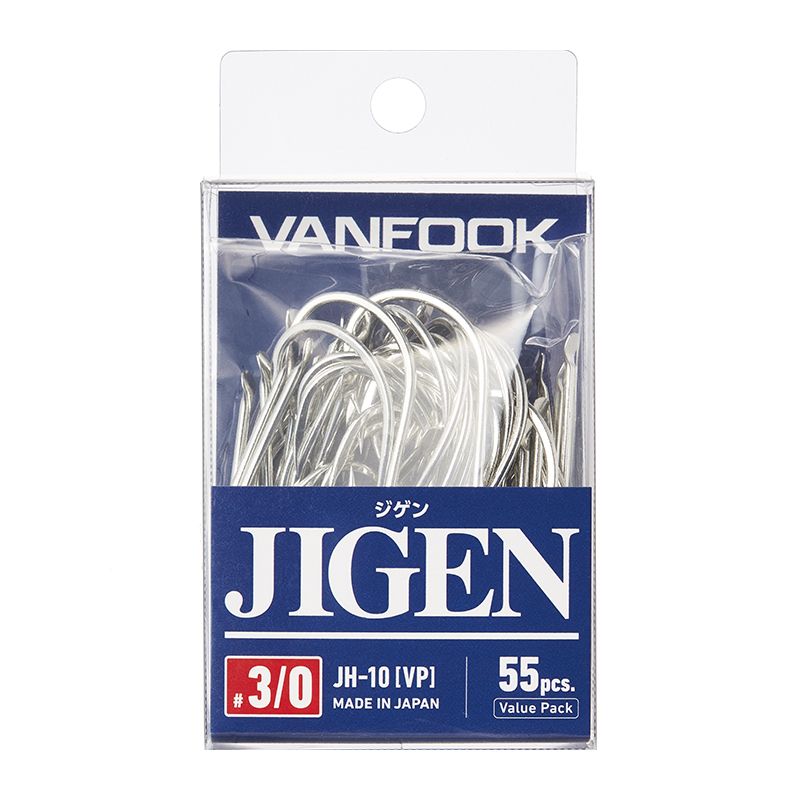 VANFOOK JIGEN Grippy 4 Braids Single Assist Hooks GS-70